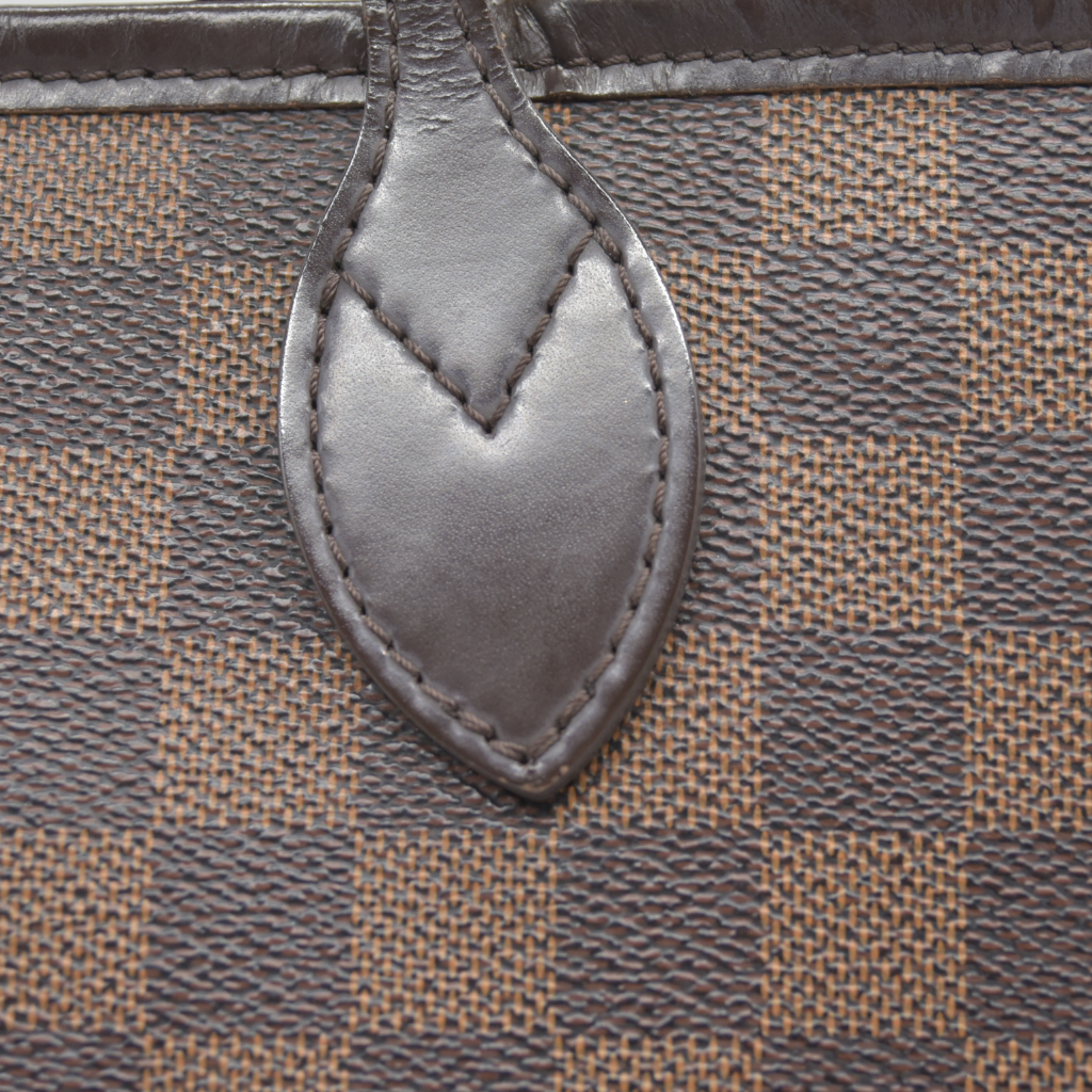 Louis Vuitton  Damier Ebene Neo Neverfull MM Rose Ballerine  AR5016 Tote Pink Interior