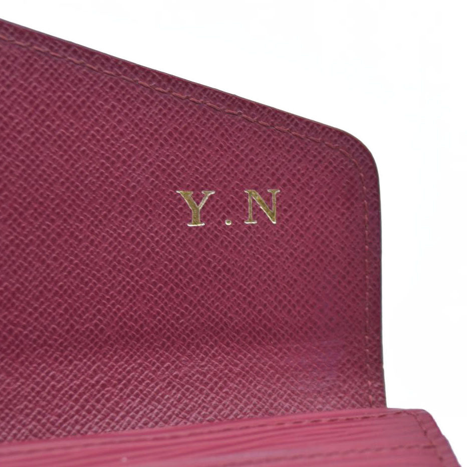 $770 LOUIS VUITTON Epi Sarah Bifold Long Wallet