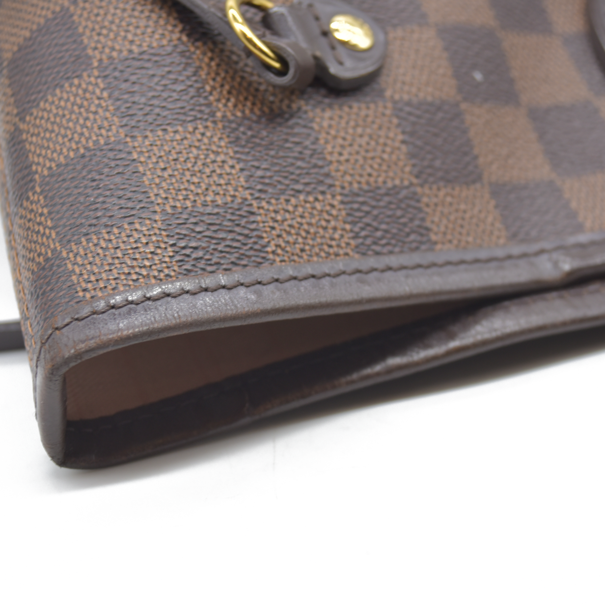 Louis Vuitton  Damier Ebene Neo Neverfull MM Rose Ballerine  AR5016 Tote Pink Interior