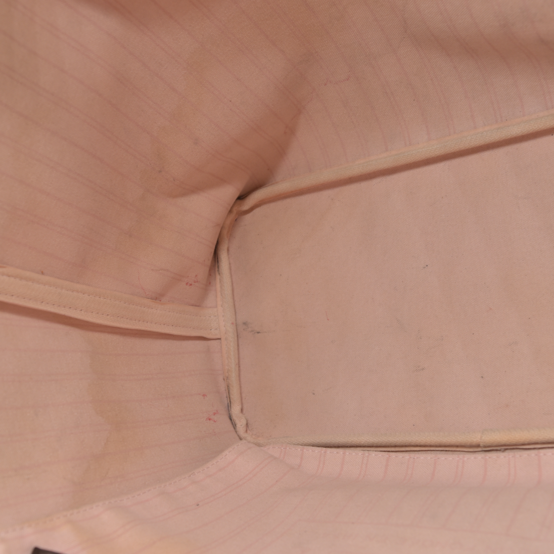 Louis Vuitton  Damier Ebene Neo Neverfull MM Rose Ballerine  AR5016 Tote Pink Interior