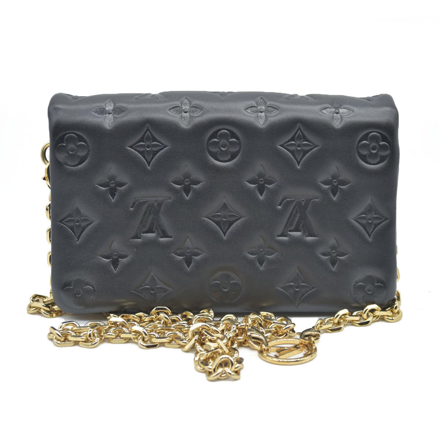 $3150 Louis Vuitton LV Monogram Pochette Coussin