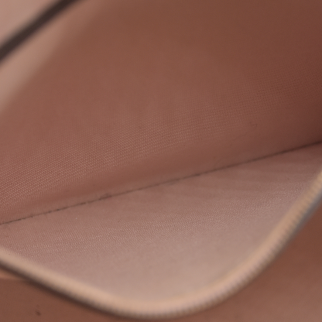 Louis Vuitton  Damier Ebene Neo Neverfull MM Rose Ballerine  AR5016 Tote Pink Interior