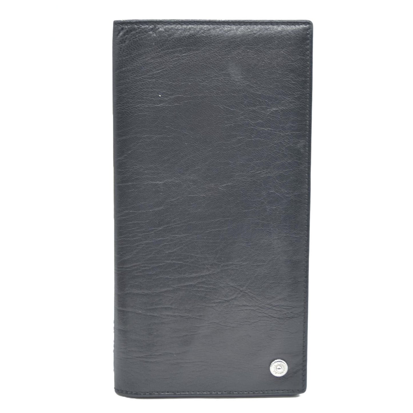 Dolce&Gabbana Leather Long Bifold Wallet Black