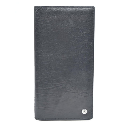Dolce&Gabbana Leather Long Bifold Wallet Black