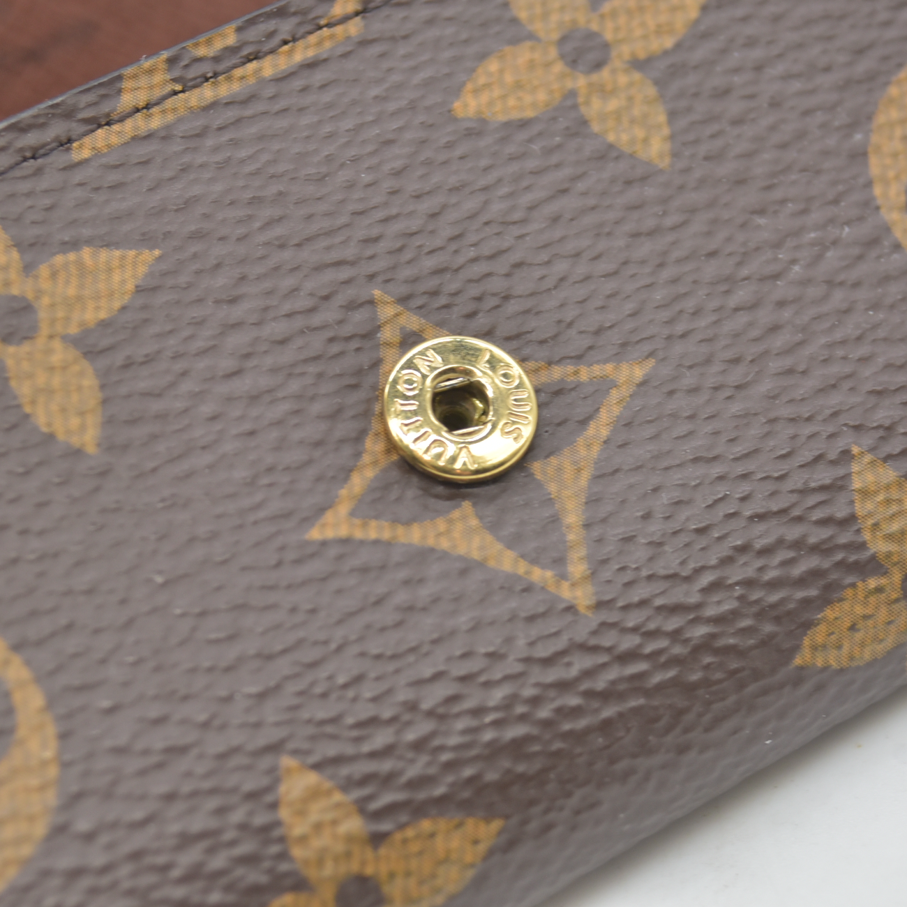 $355 Louis Vuitton Monogram Multicles 6 Ring Key Case Brown CT0169
