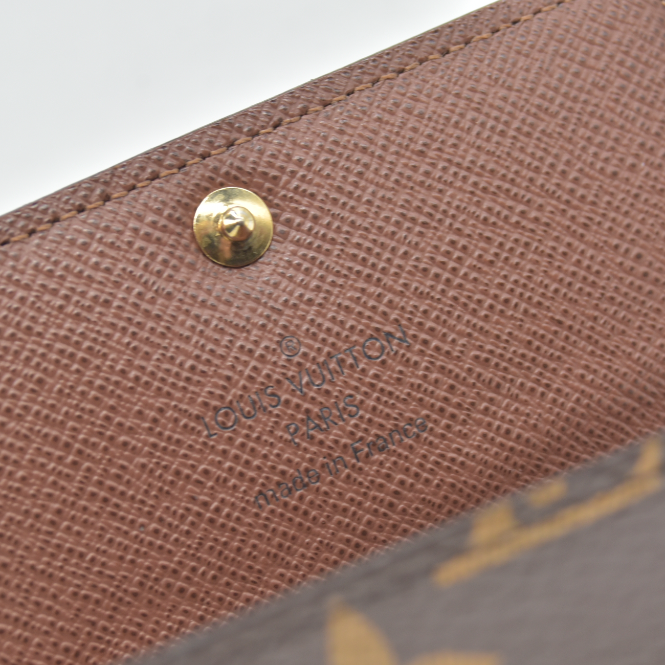 $355 Louis Vuitton Monogram Multicles 6 Ring Key Case Brown CT0169