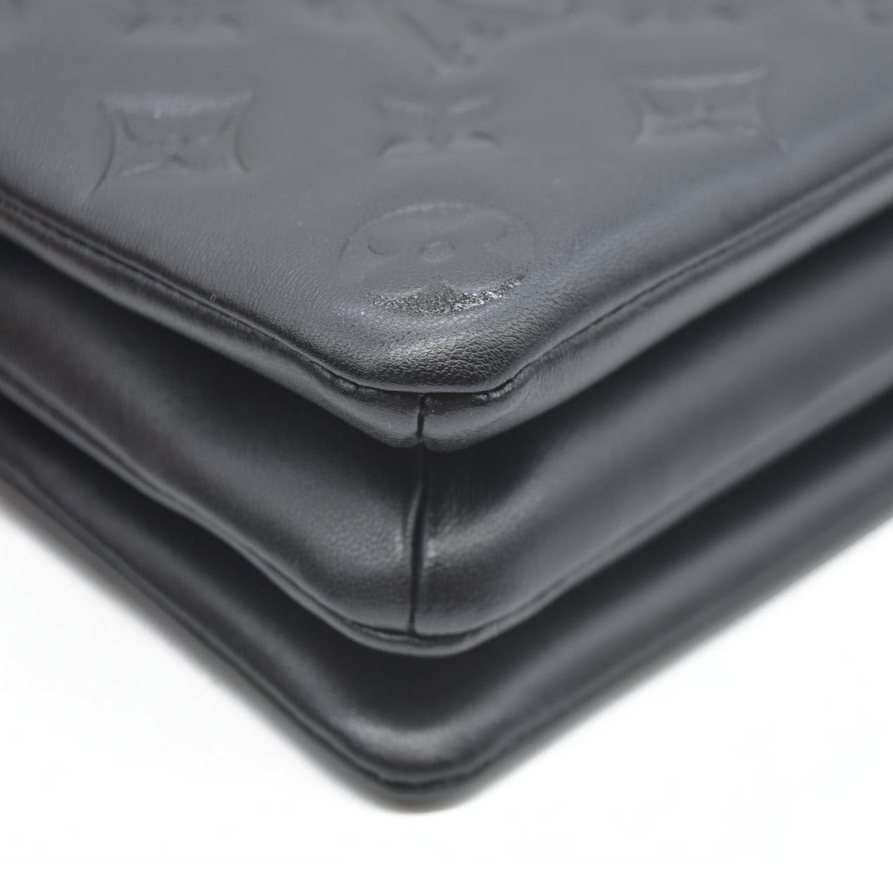 $3150 Louis Vuitton LV Monogram Pochette Coussin