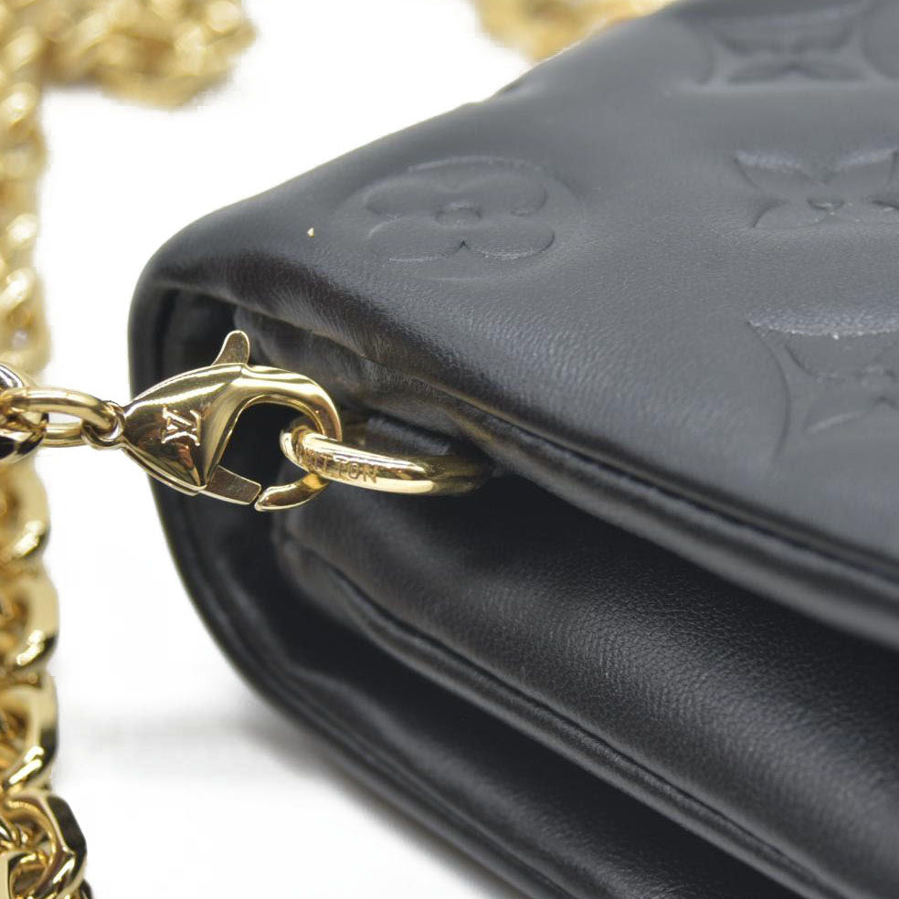 $3150 Louis Vuitton LV Monogram Pochette Coussin