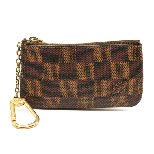 LOUIS VUITTON Damier Ebene Key Pouch