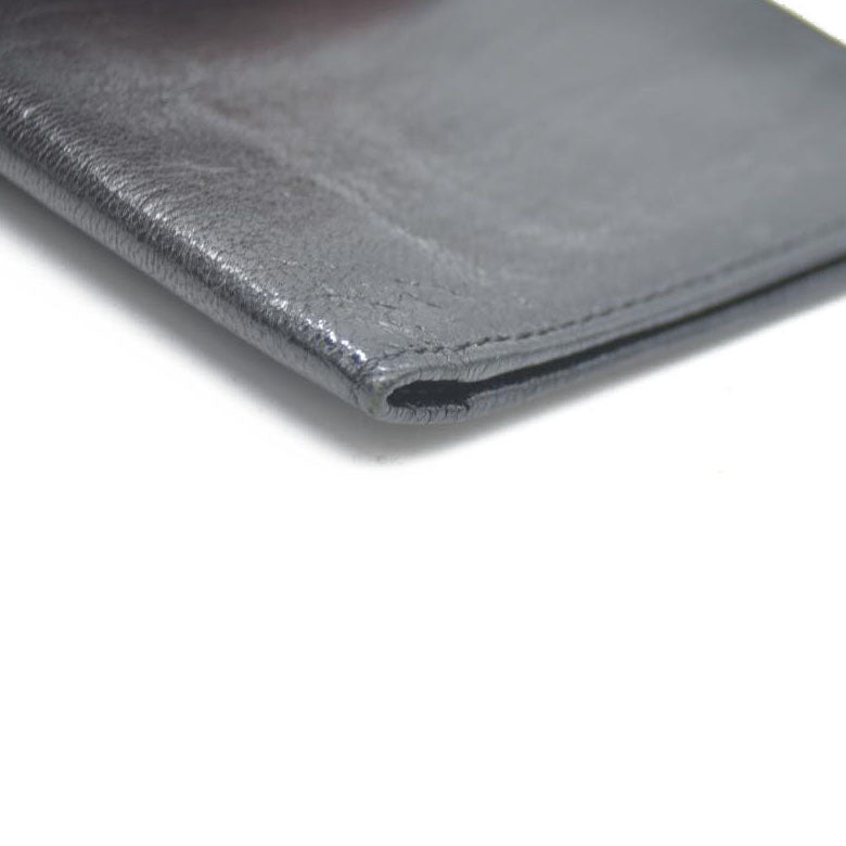 Dolce&Gabbana Leather Long Bifold Wallet Black