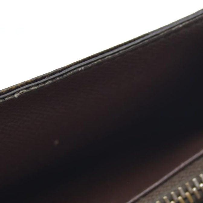 $610 LOUIS VUITTON Damier Ebene Alexandra Trifold Wallet SP3007