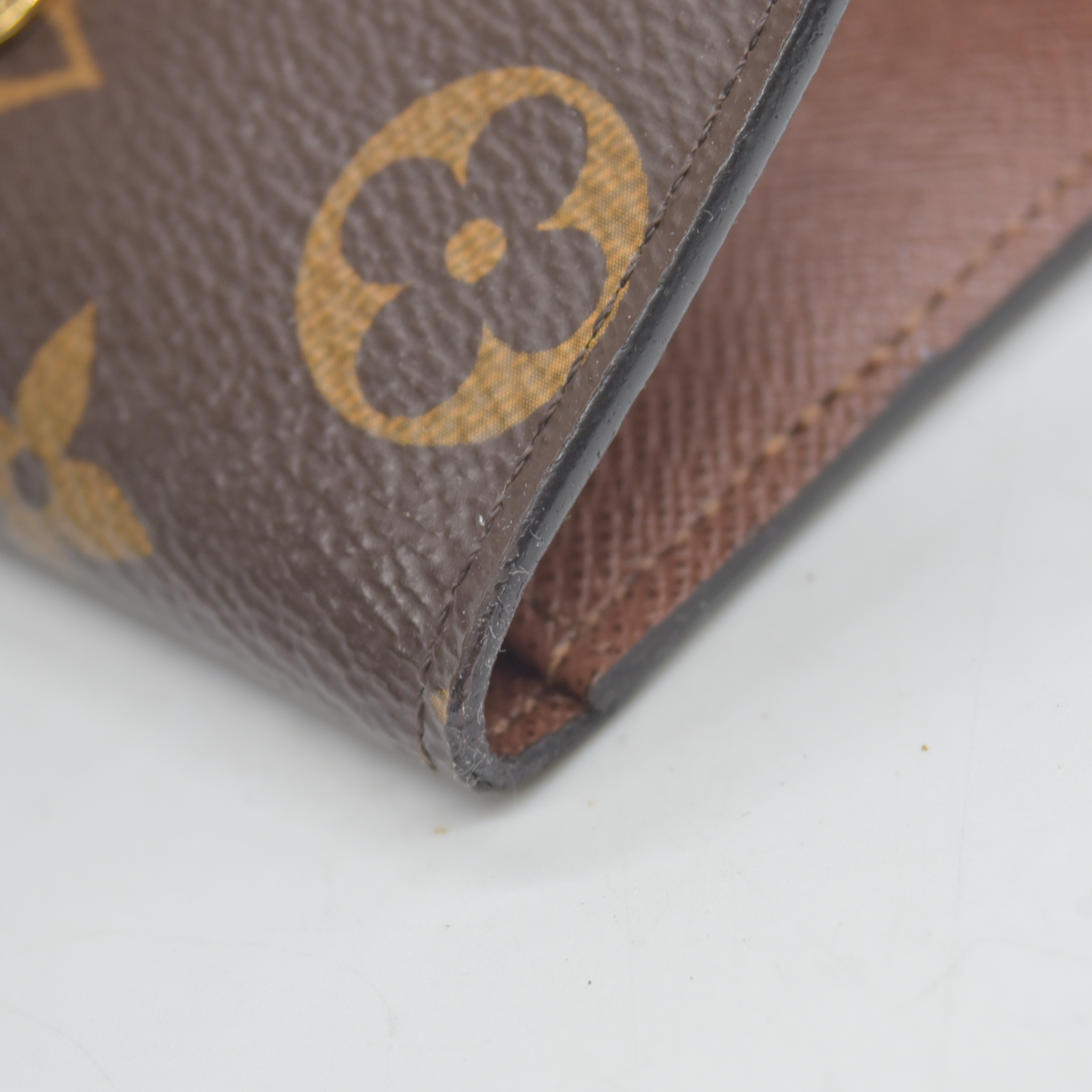 $355 Louis Vuitton Monogram Multicles 6 Ring Key Case Brown CT0169