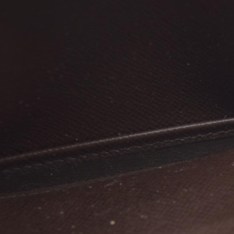 $610 LOUIS VUITTON Damier Ebene Alexandra Trifold Wallet SP3007