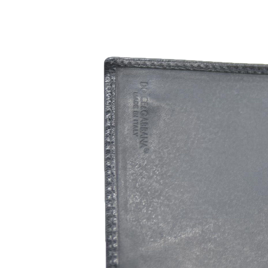 Dolce&Gabbana Leather Long Bifold Wallet Black