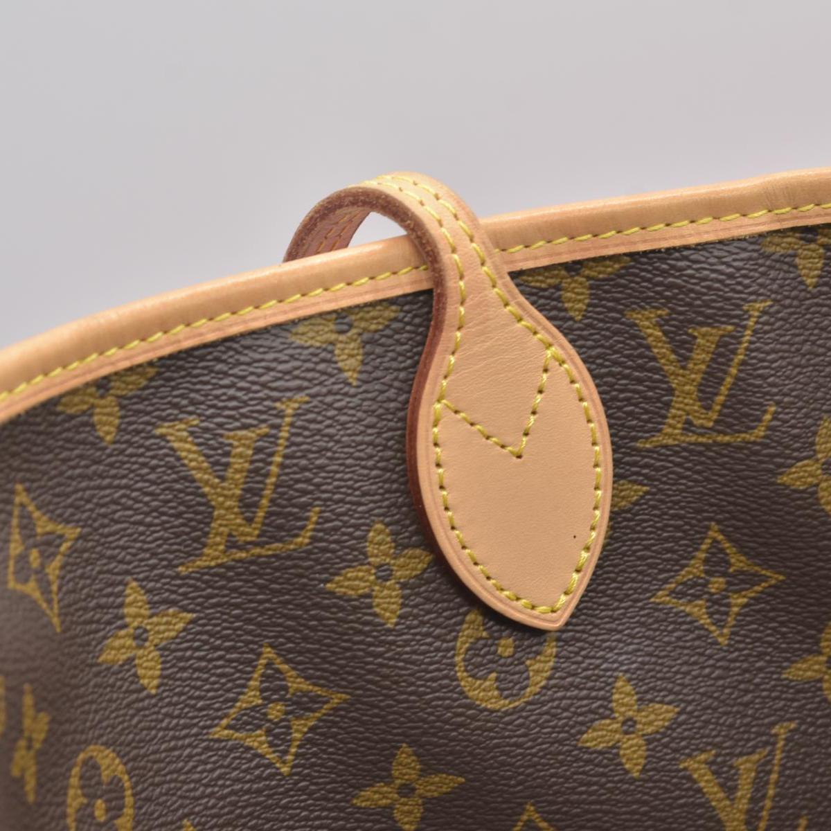 $2450 Louis Vuitton REVERSIBLE Neverfull Bandoulière Inside Out MM Rose Pondichery