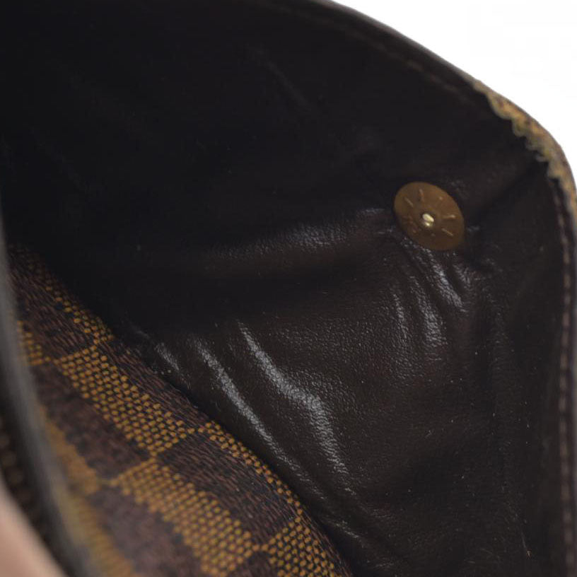 $610 LOUIS VUITTON Damier Ebene Alexandra Trifold Wallet SP3007