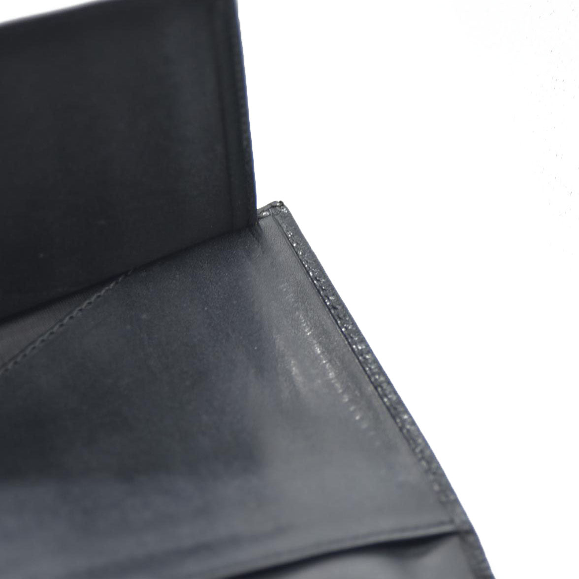 Dolce&Gabbana Leather Long Bifold Wallet Black