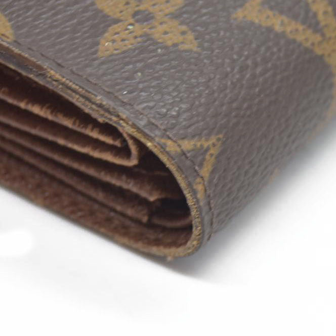 $610 LOUIS VUITTON Monogram Alexandra Trifold Wallet CA2160