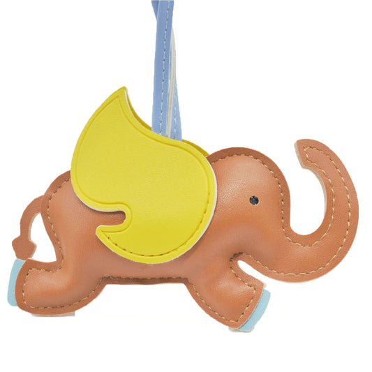 Flying Elephant Bag Charm
