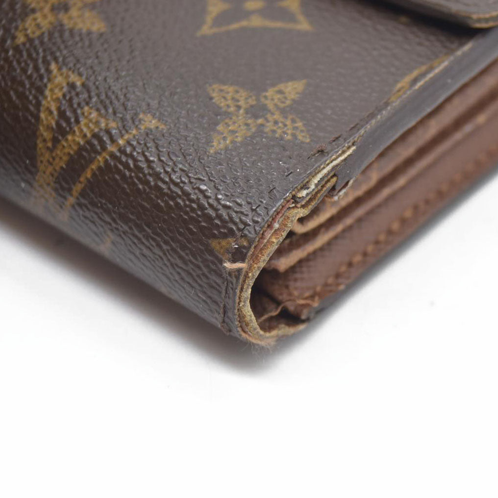 $610 LOUIS VUITTON Monogram Alexandra Trifold Wallet CA2160