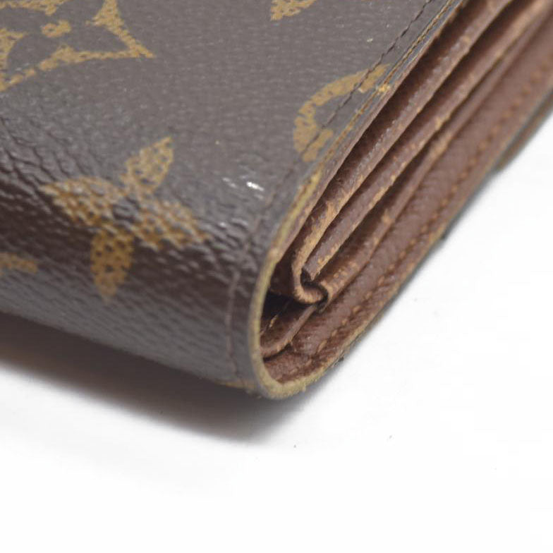 $610 LOUIS VUITTON Monogram Alexandra Trifold Wallet CA2160