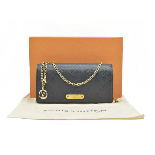 $1890 Louis Vuitton LV Monogram Lily Wallet on Chain