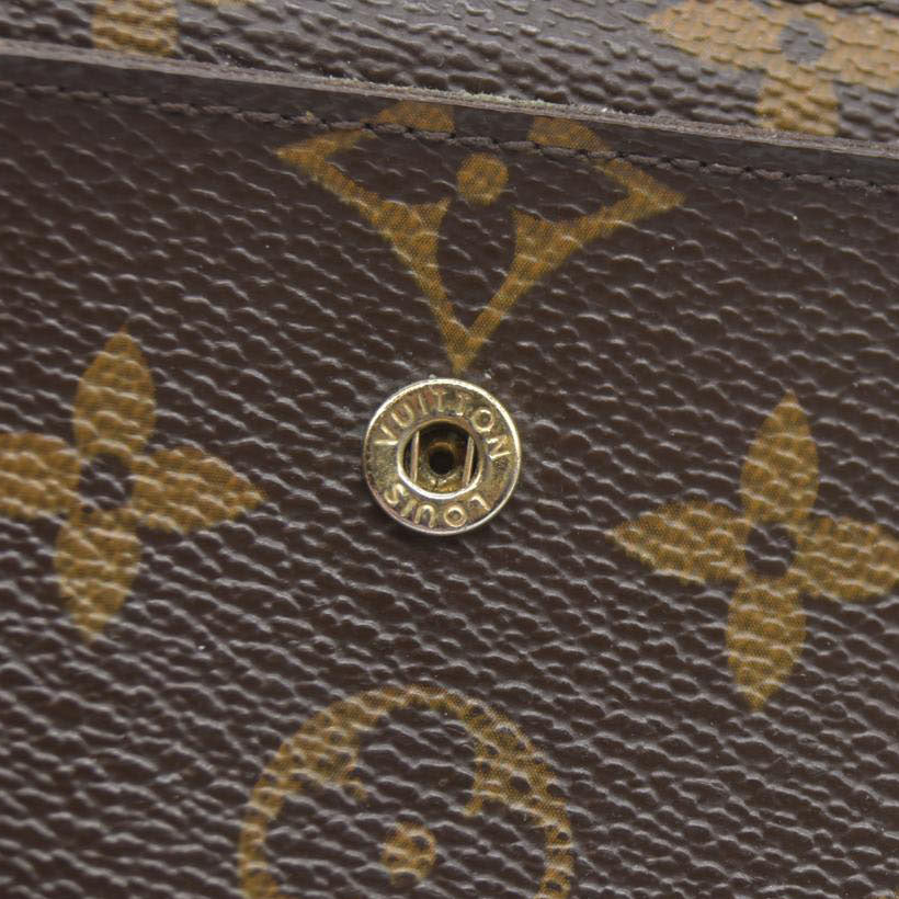 $610 LOUIS VUITTON Monogram Alexandra Trifold Wallet CA2160