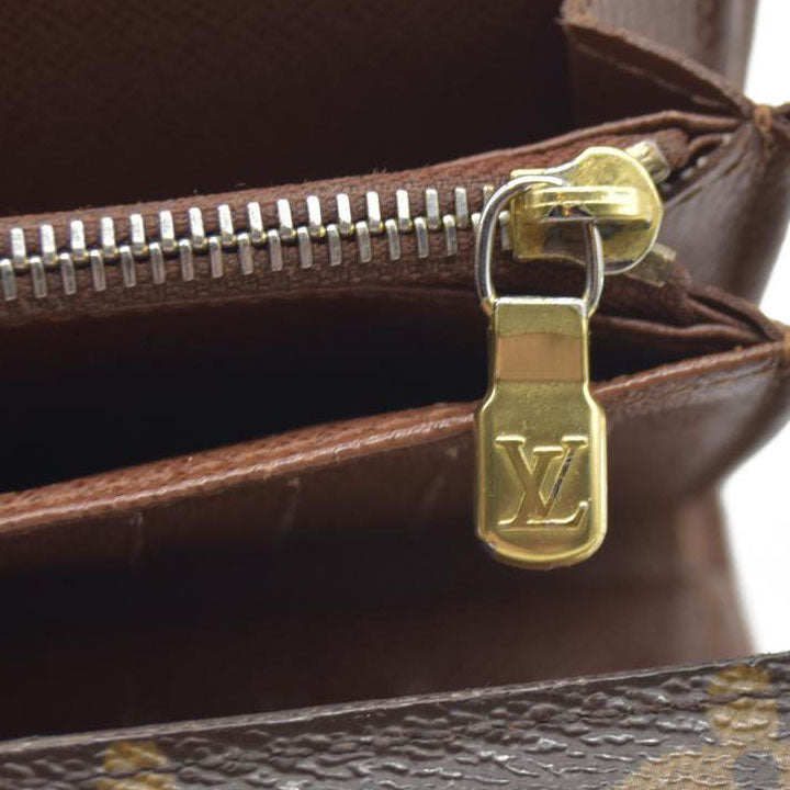 $610 LOUIS VUITTON Monogram Alexandra Trifold Wallet CA2160