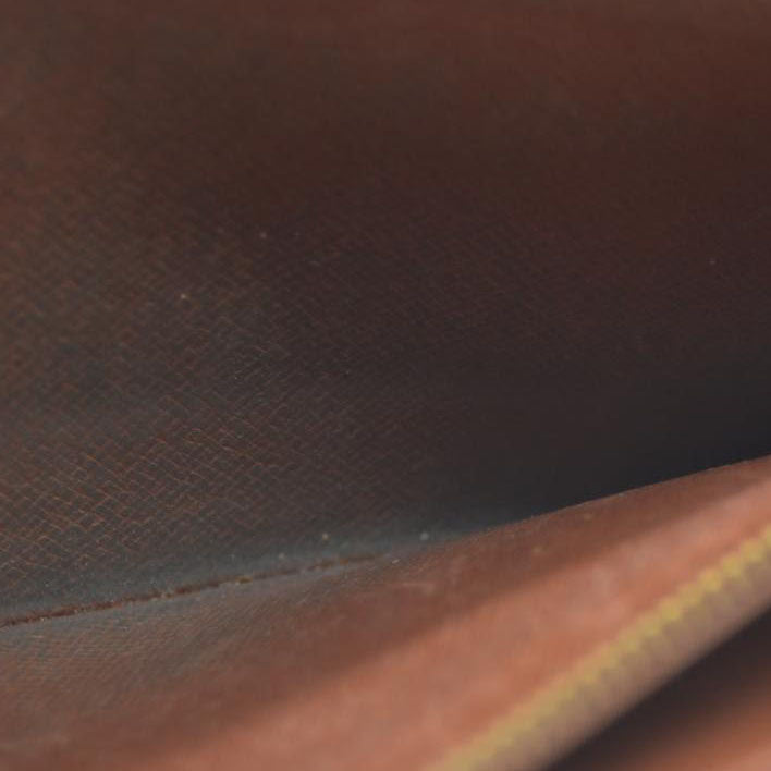 Louis Vuitton Monogram Portefeiulle Sarah Long Bifold Wallet Brown 881AN