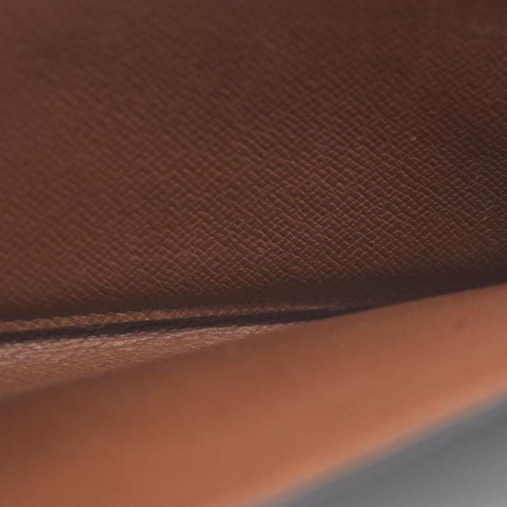 Louis Vuitton Monogram Portefeiulle Sarah Long Bifold Wallet Brown 881AN