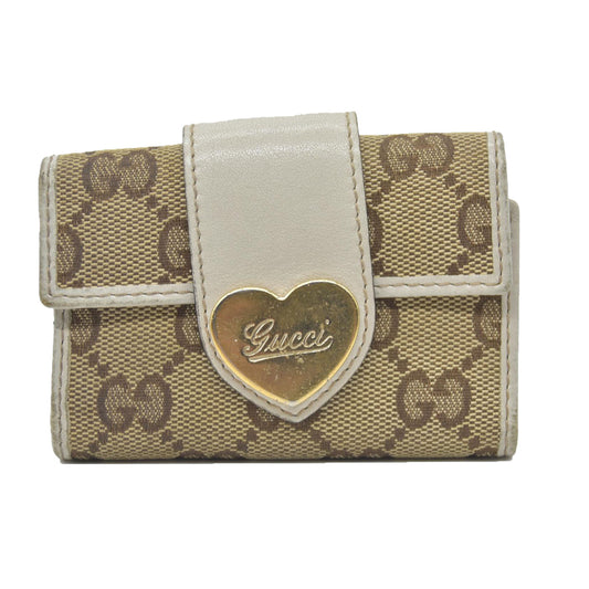 GUCCI GG Sukey GG Canvas Leather 6 Ring Key Case