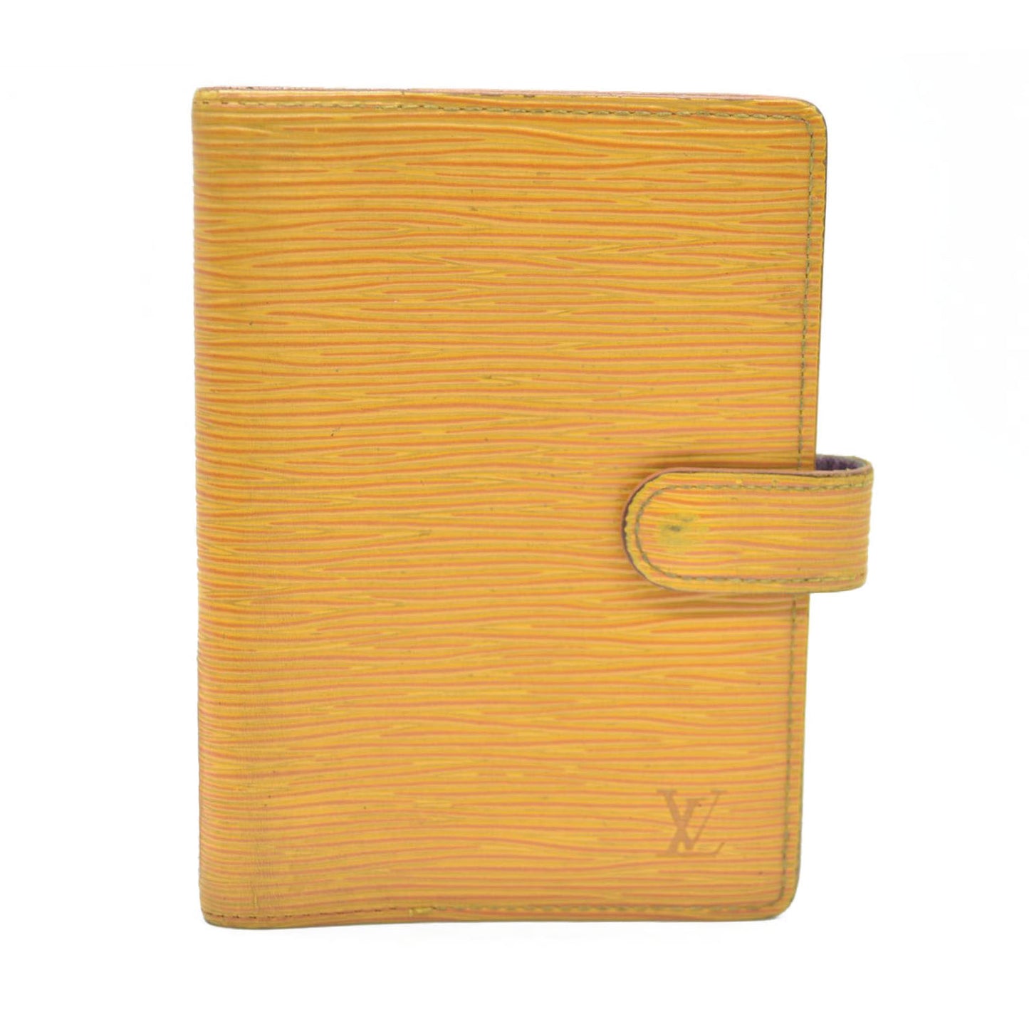 Louis Vuitton Epi Agenda PM Leather Notebook Cover Yellow