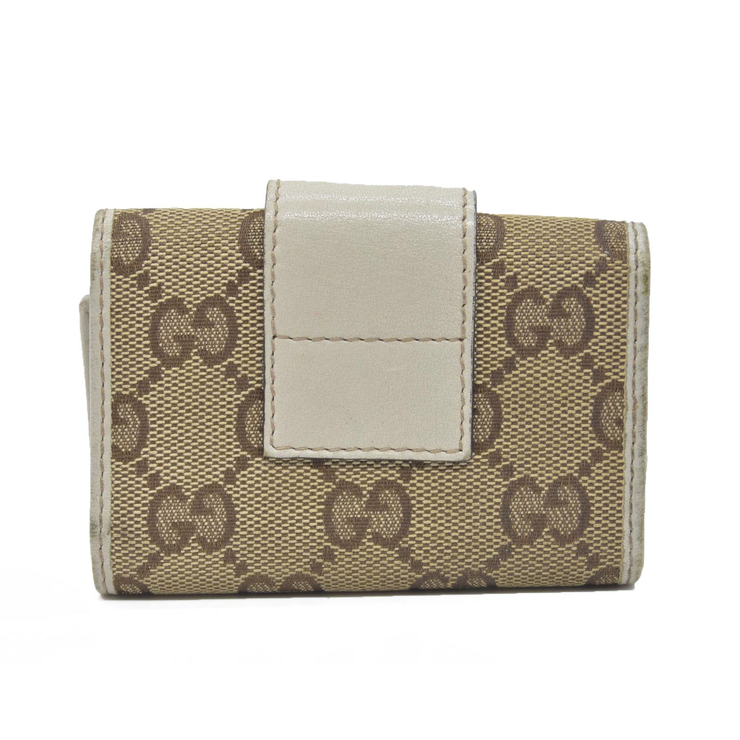 GUCCI GG Sukey GG Canvas Leather 6 Ring Key Case