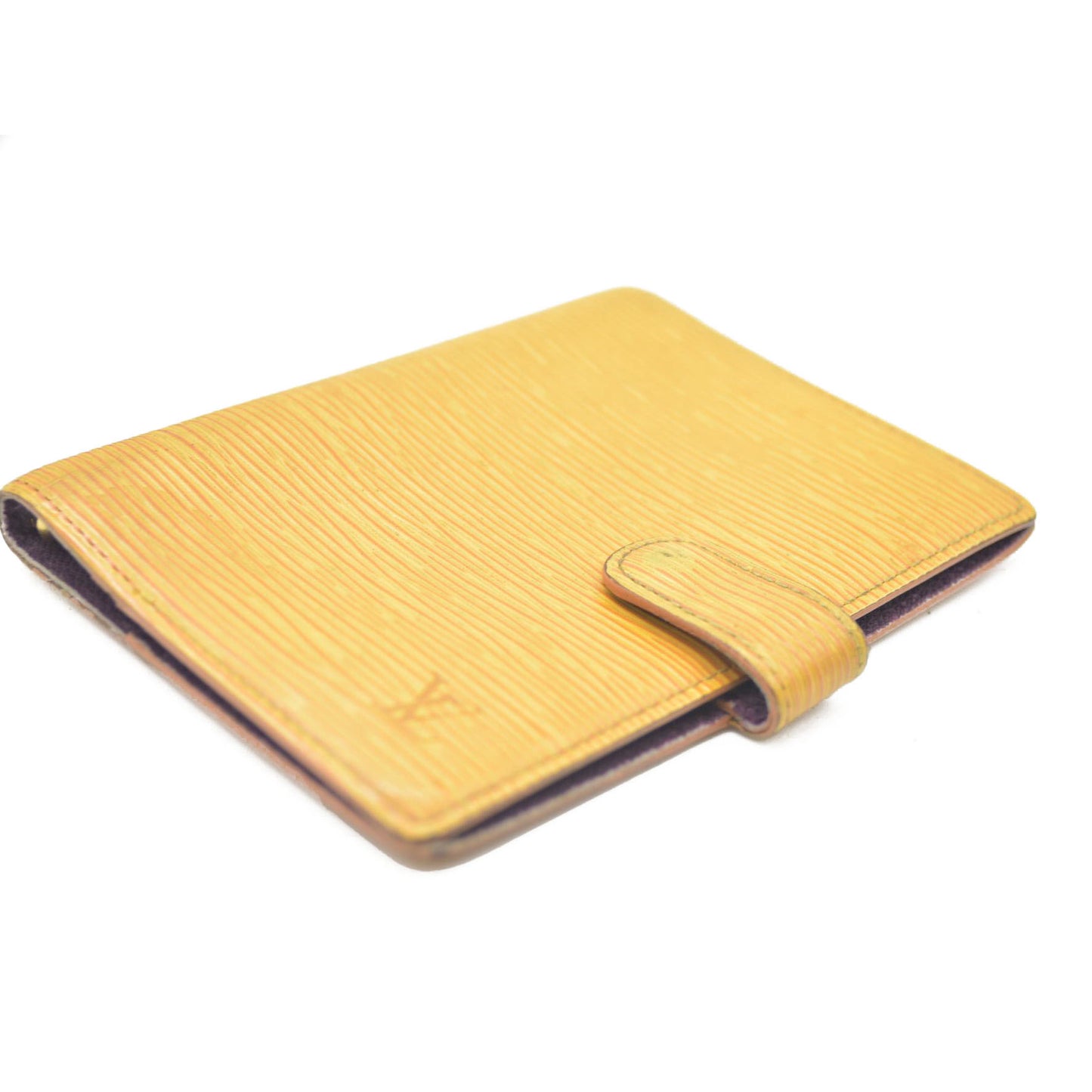 Louis Vuitton Epi Agenda PM Leather Notebook Cover Yellow