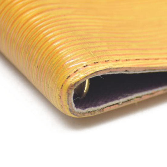 Louis Vuitton Epi Agenda PM Leather Notebook Cover Yellow