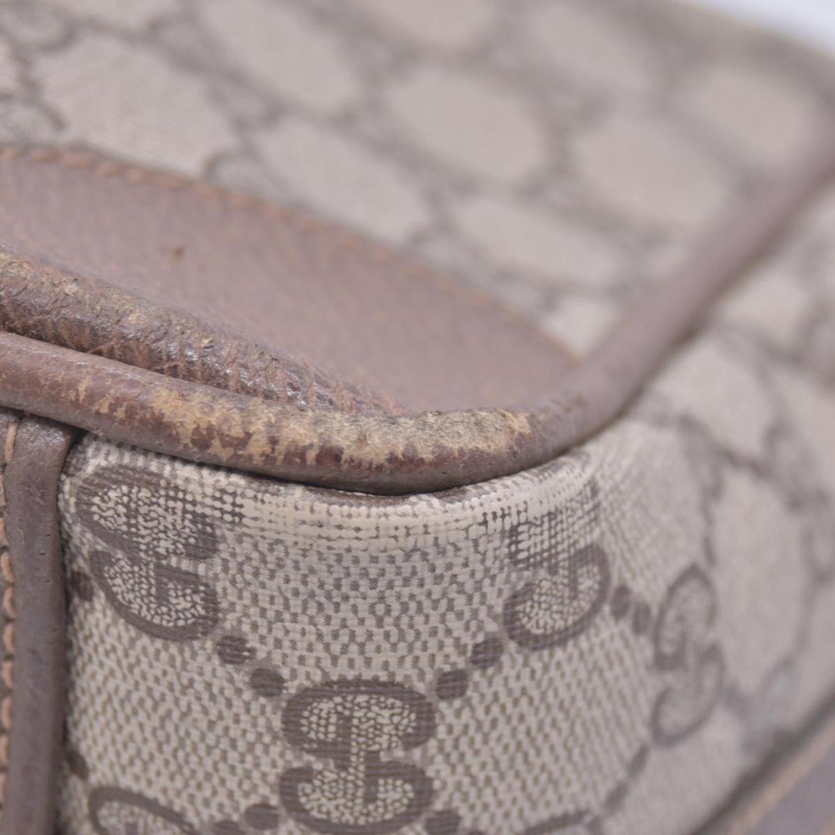 Gucci Vintage GG Supreme Canvas Satchel Top Handle Bag CONSIGNMENT