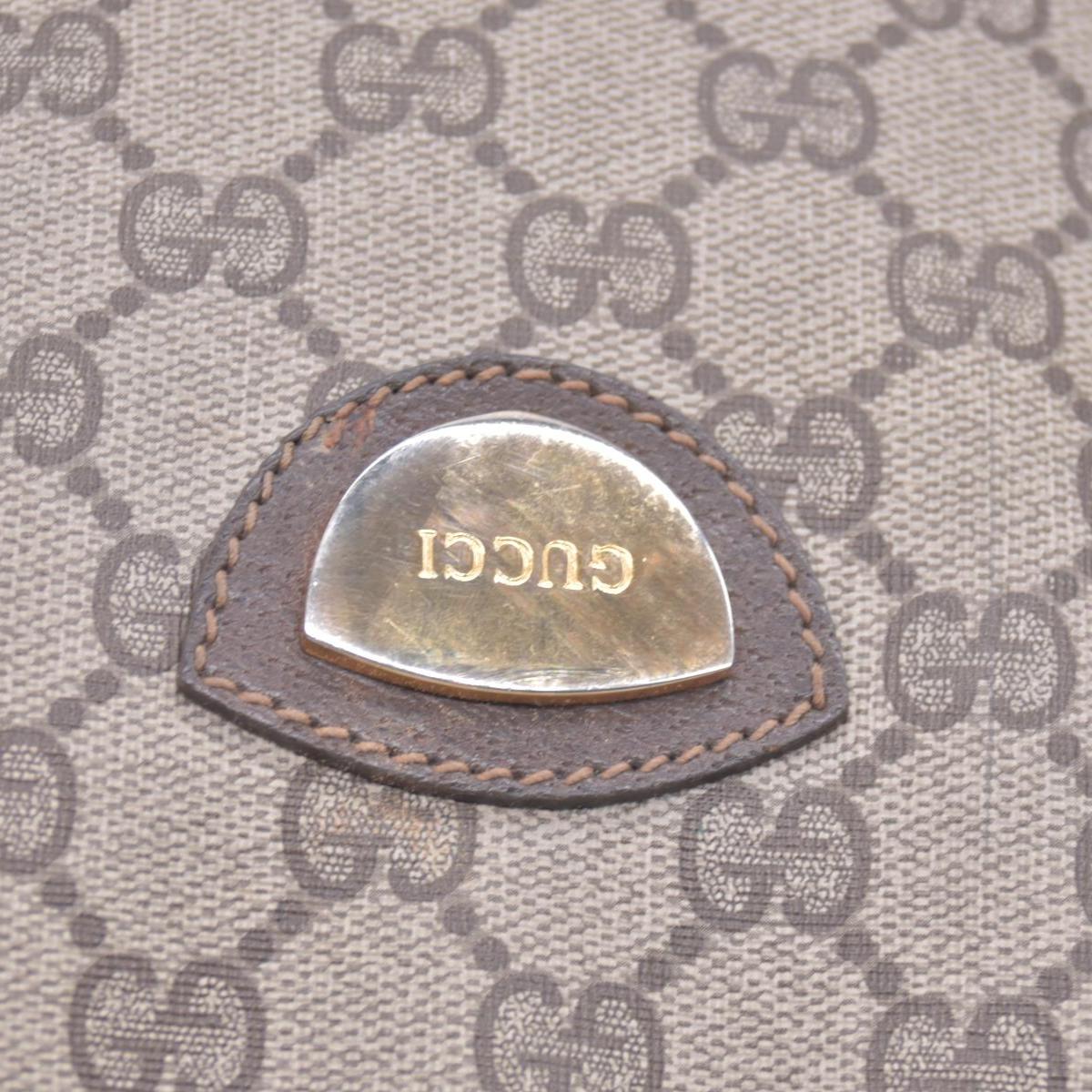 Gucci Vintage GG Supreme Canvas Satchel Top Handle Bag CONSIGNMENT