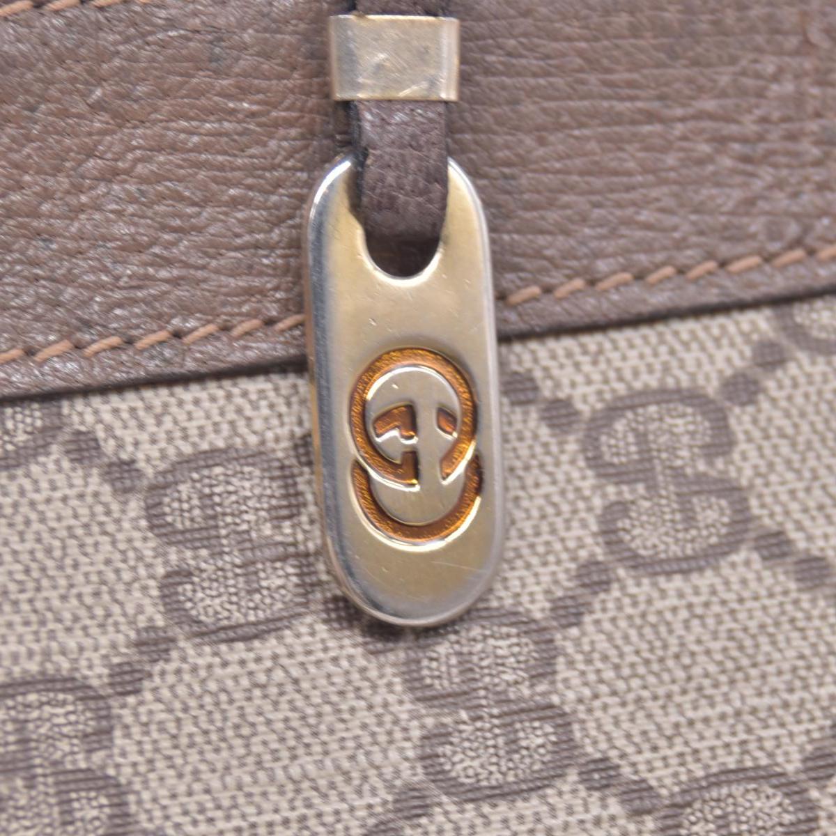 Gucci Vintage GG Supreme Canvas Satchel Top Handle Bag CONSIGNMENT