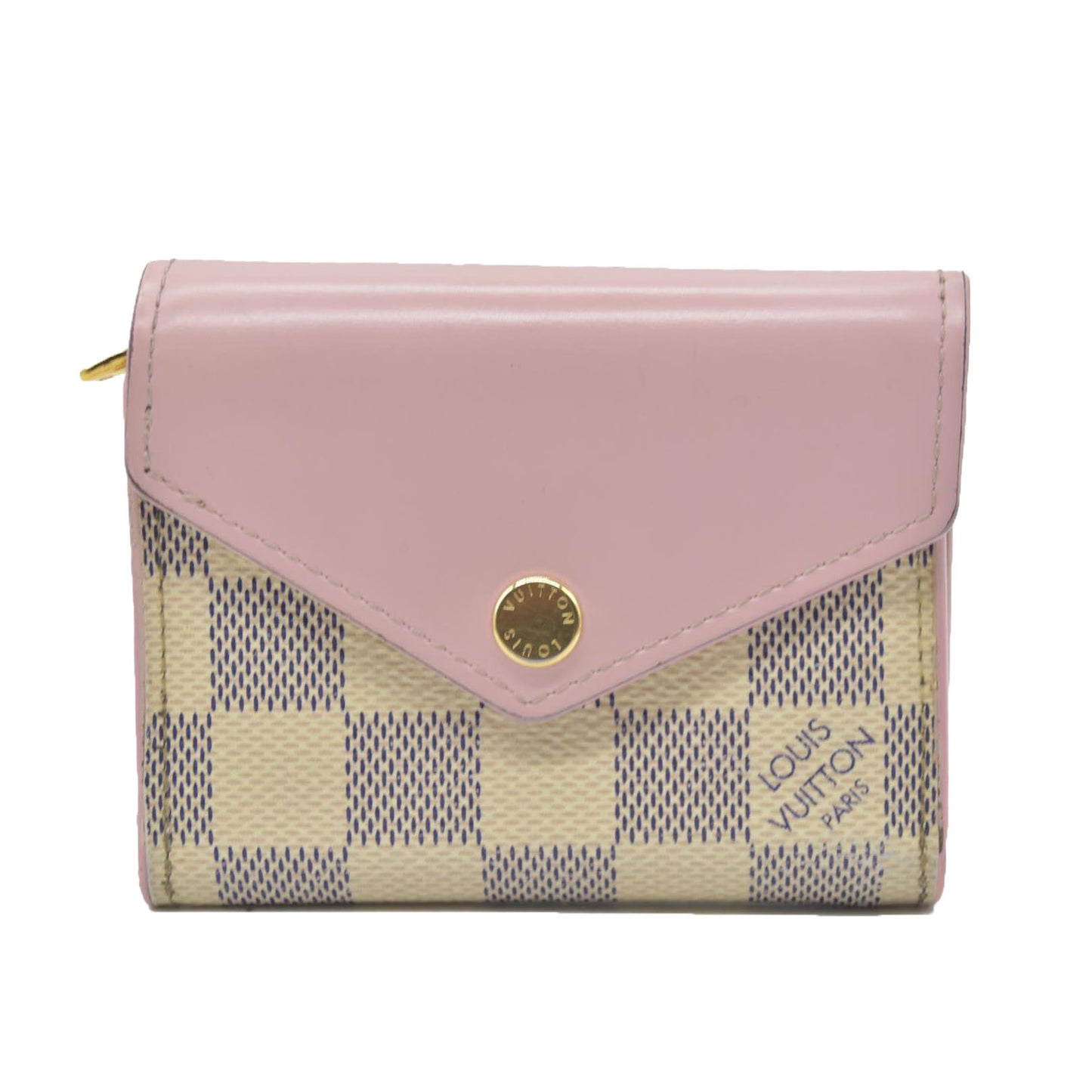 Louis Vuitton  Damier Azur Zoe Wallet Rose Ballerine MI1169