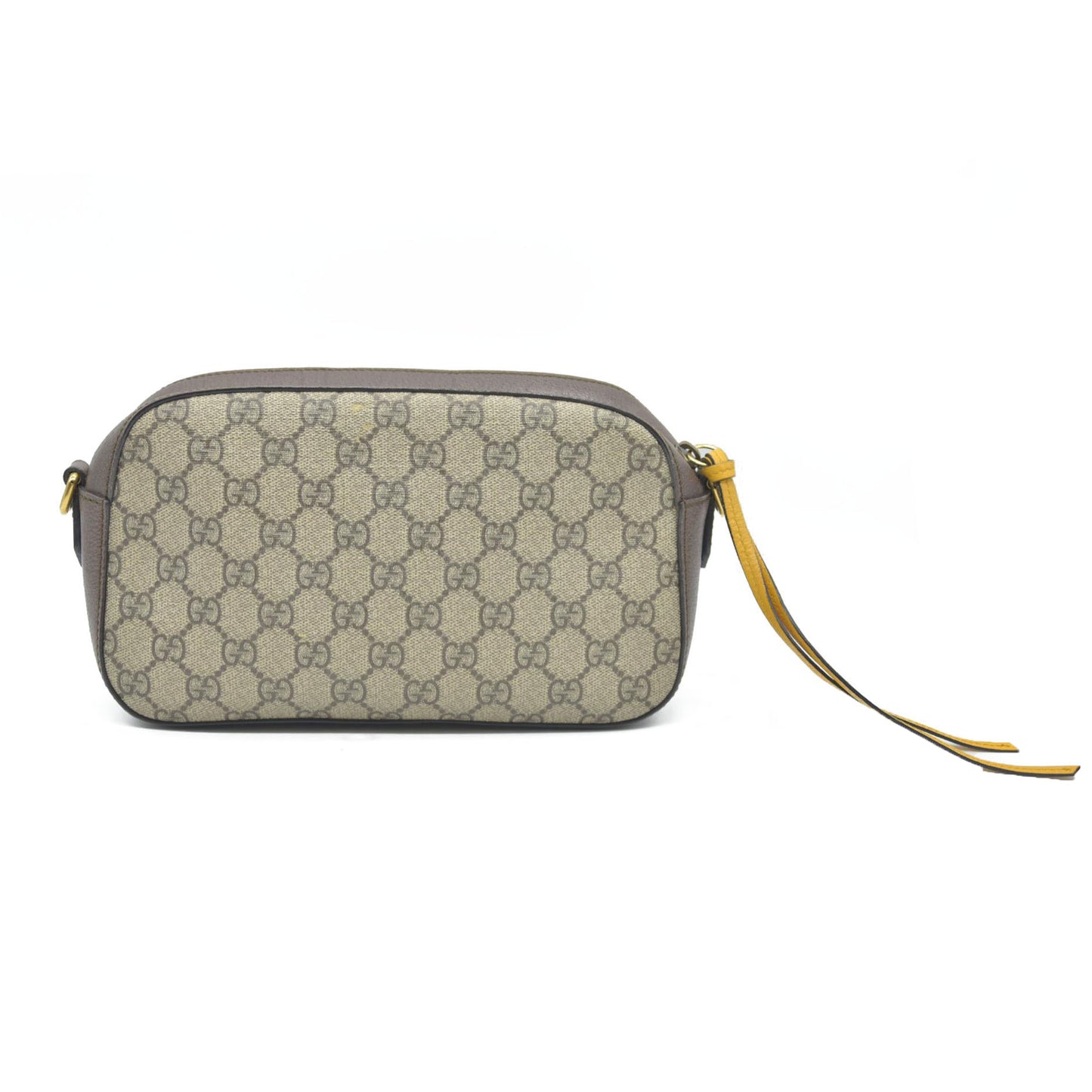 Gucci  GG Supreme Monogram Web Neo Vintage Shoulder Bag Beige New Acero Crop