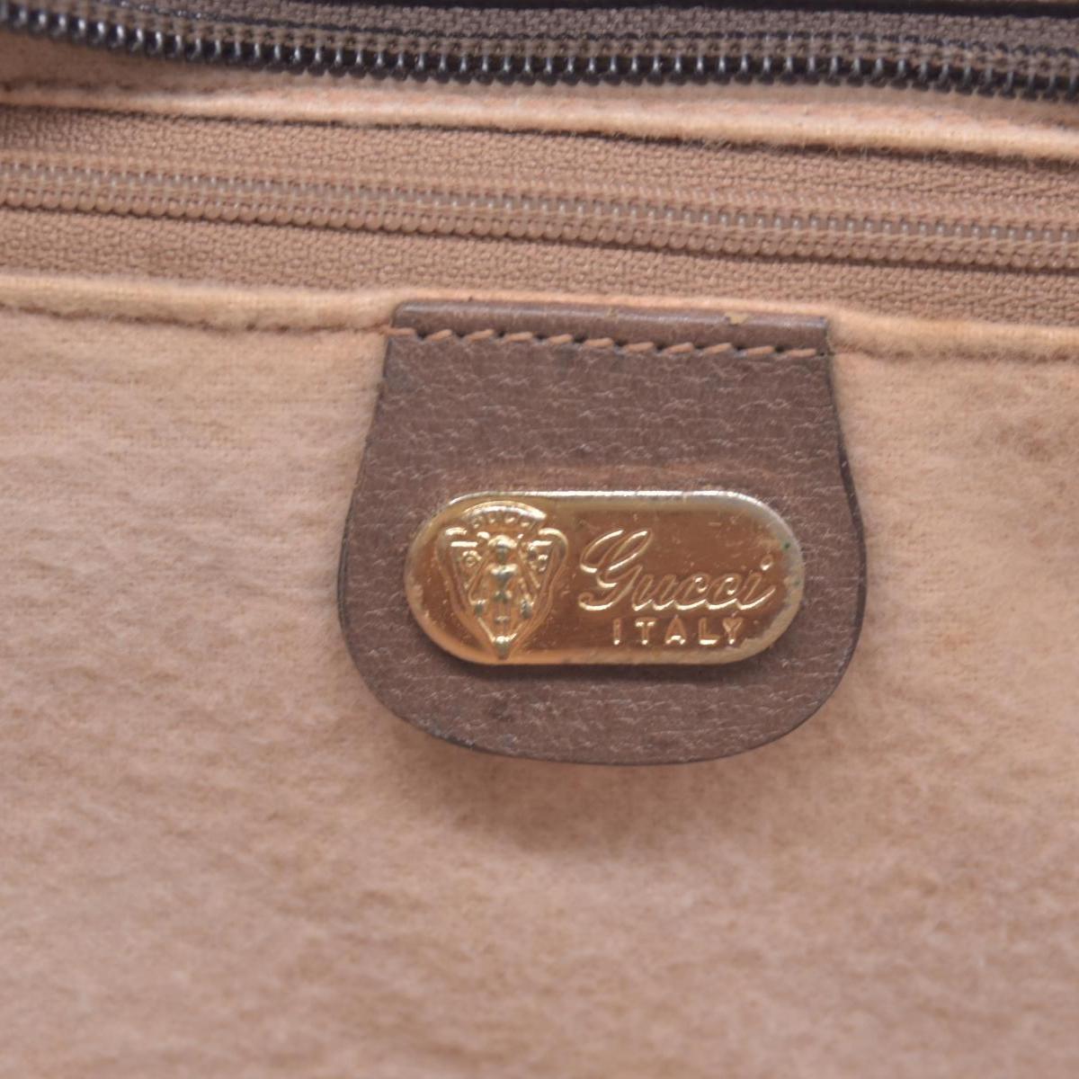 Gucci Vintage GG Supreme Canvas Satchel Top Handle Bag CONSIGNMENT