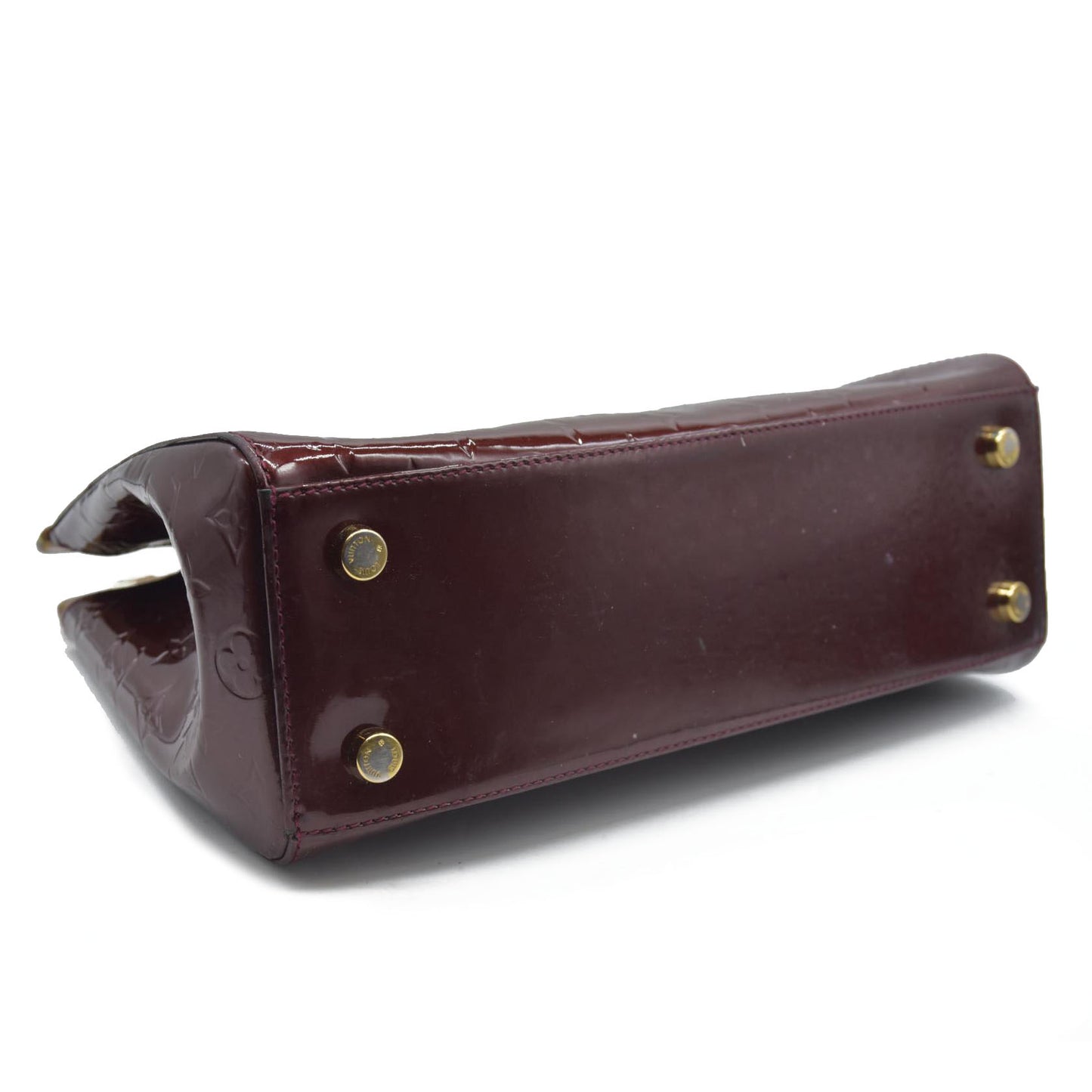 AUCTION $2730 Louis Vuitton  Vernis Brea MM Rouge Fauviste