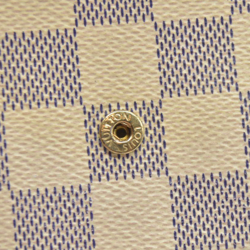 Louis Vuitton  Damier Azur Zoe Wallet Rose Ballerine MI1169