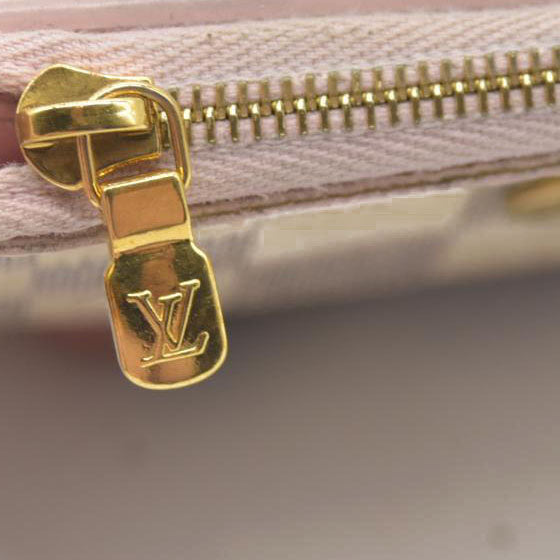 Louis Vuitton  Damier Azur Zoe Wallet Rose Ballerine MI1169