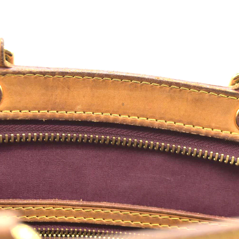 AUCTION $2730 Louis Vuitton  Vernis Brea MM Rouge Fauviste