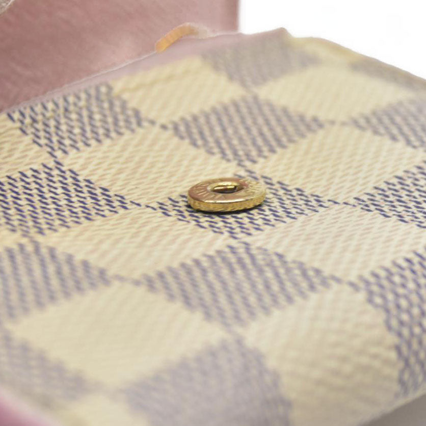Louis Vuitton  Damier Azur Zoe Wallet Rose Ballerine MI1169