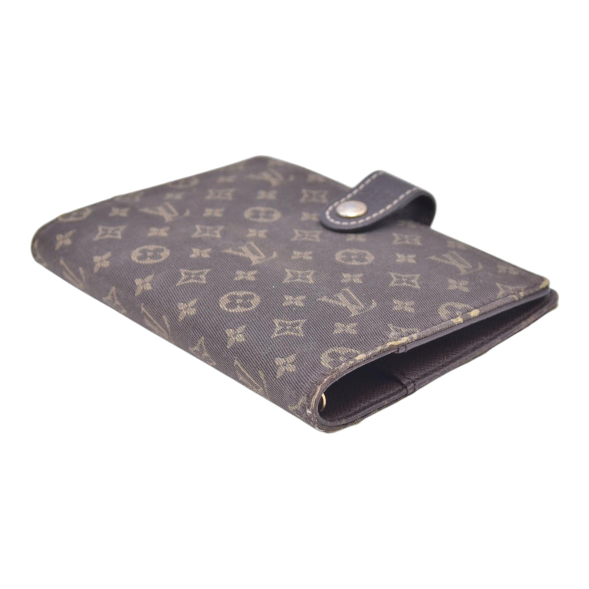 2007 Louis Vuitton Monogram Mini Agenda PM Notebook Cover Brown CA2057 10018466