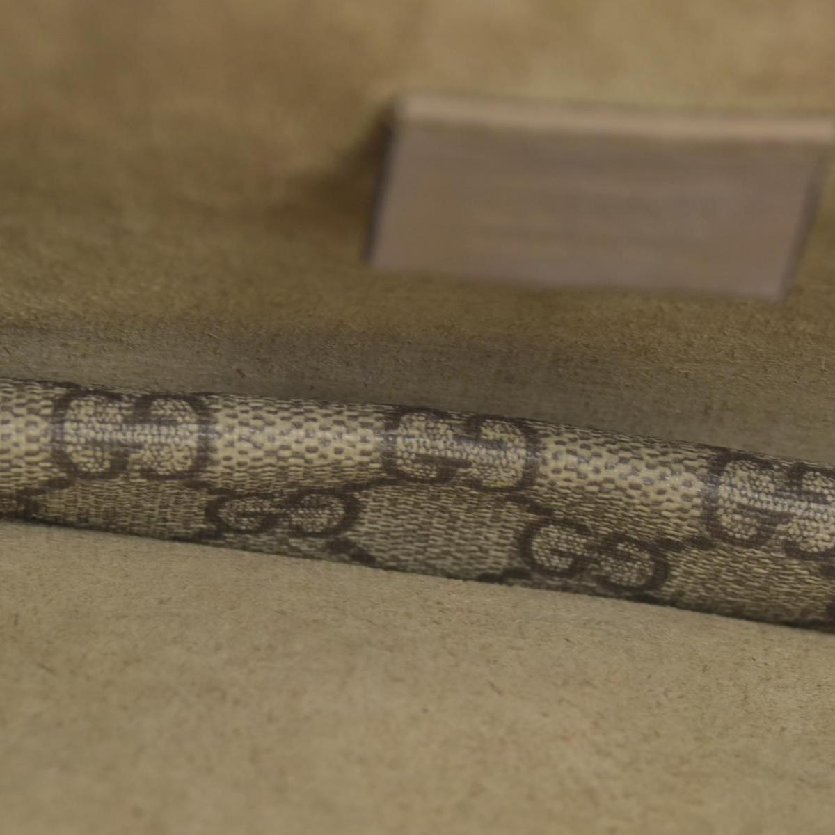 $2700 Gucci GG Supreme Monogram Mini Dionysus Shoulder Bag Taupe