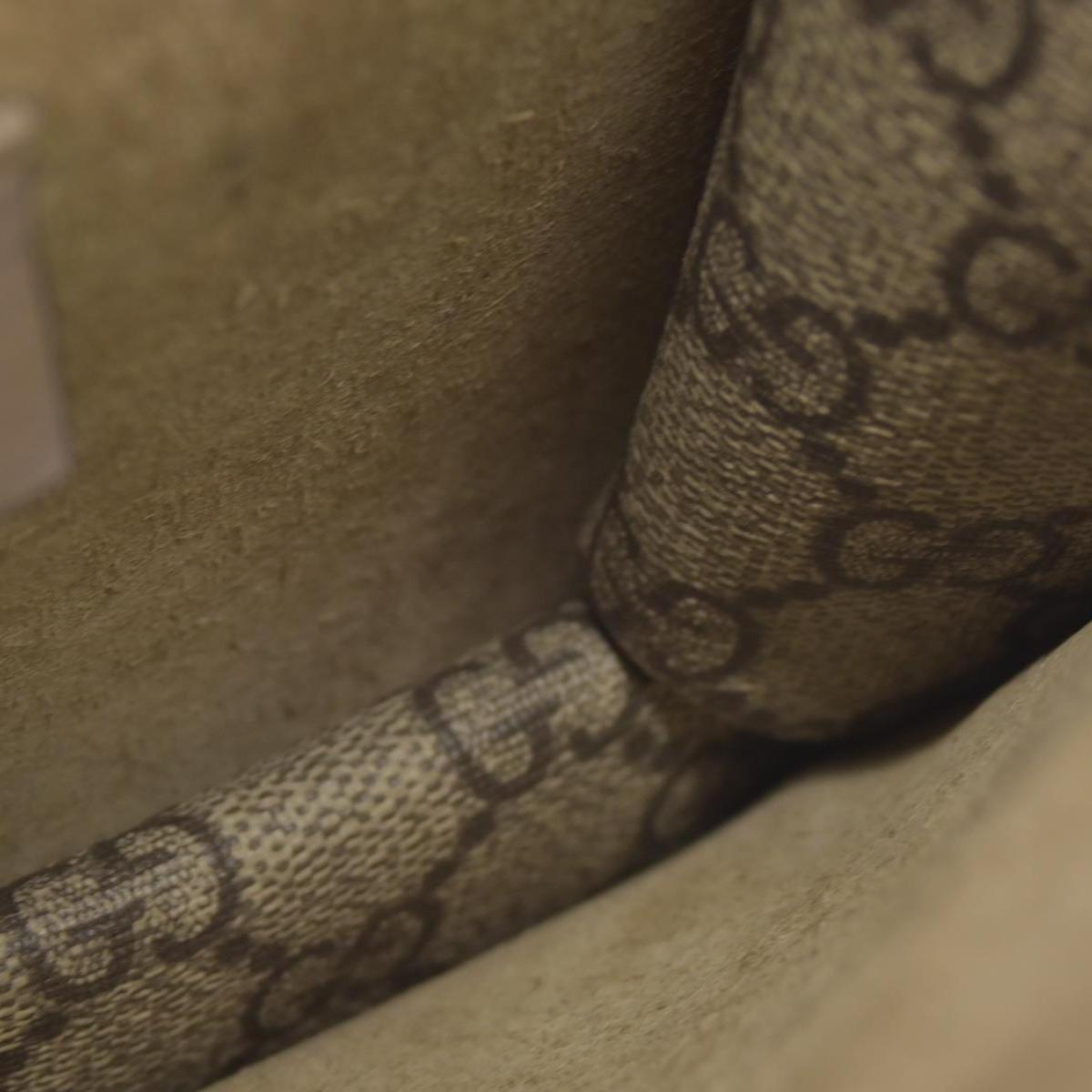$2700 Gucci GG Supreme Monogram Mini Dionysus Shoulder Bag Taupe