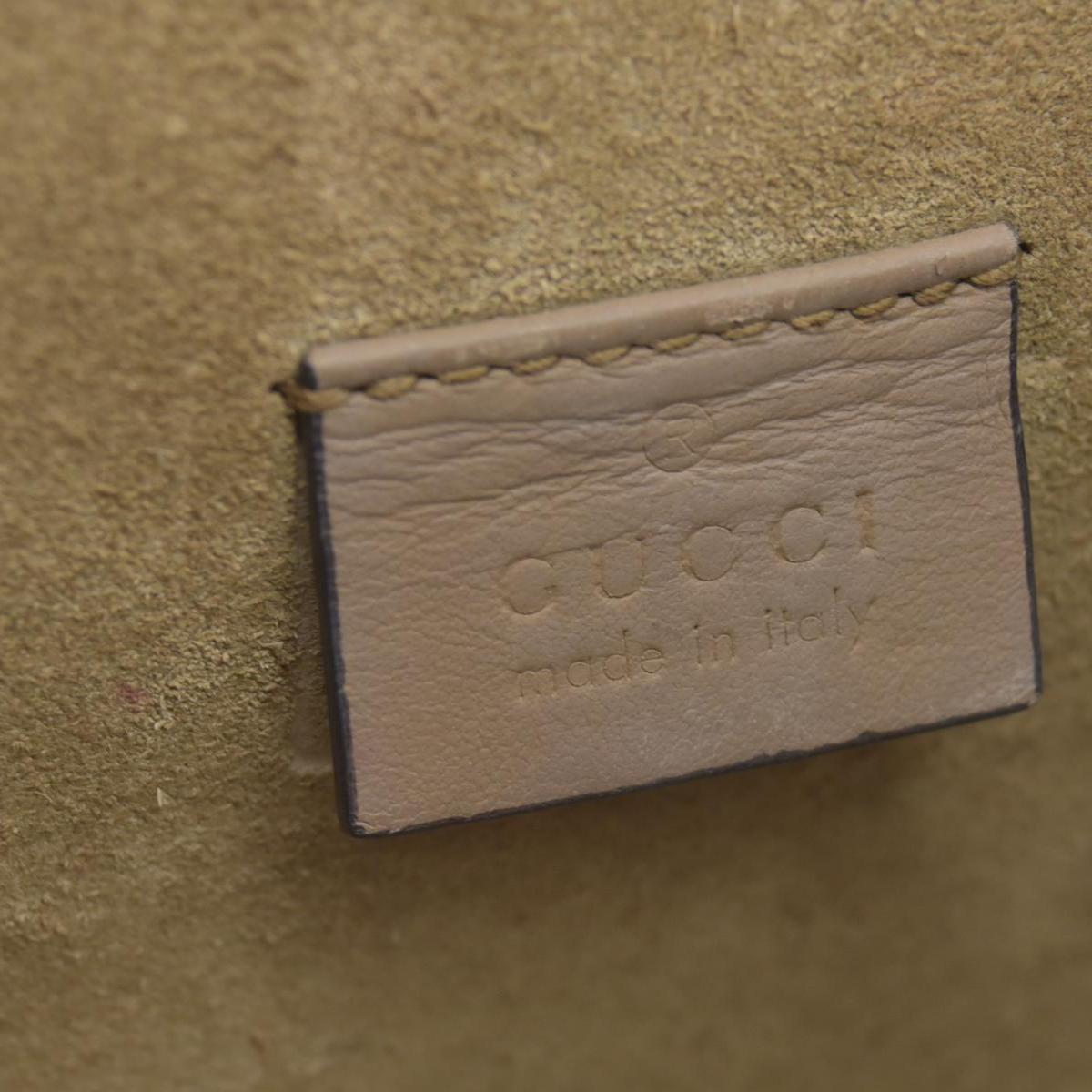 $2700 Gucci GG Supreme Monogram Mini Dionysus Shoulder Bag Taupe